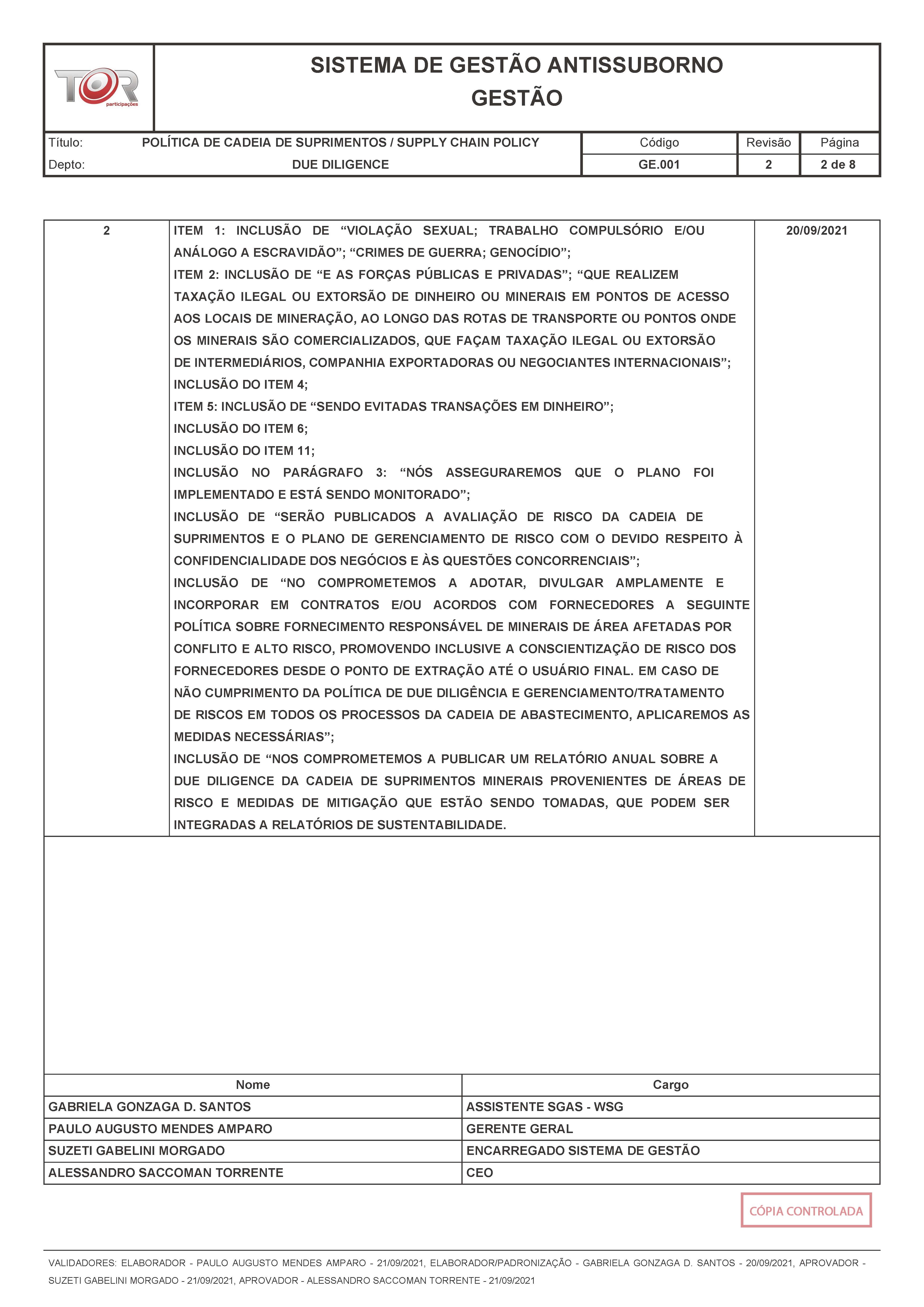 GE.001 - POLÍTICA DE CADEIA DE SUPRIMENTOS - REV002_Página_2